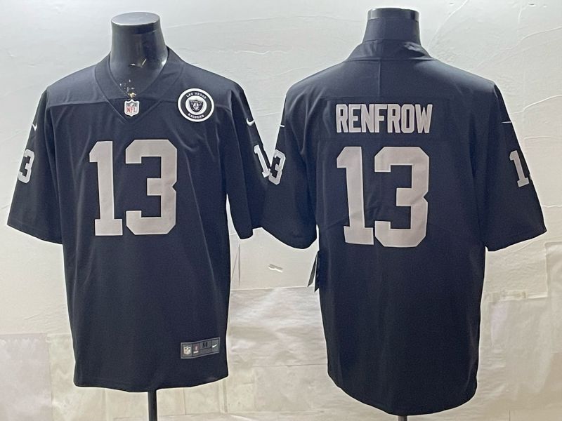 Men 2026 Oakland Raiders #13 Renfrow Black Nike Limited NFL Jersey 013